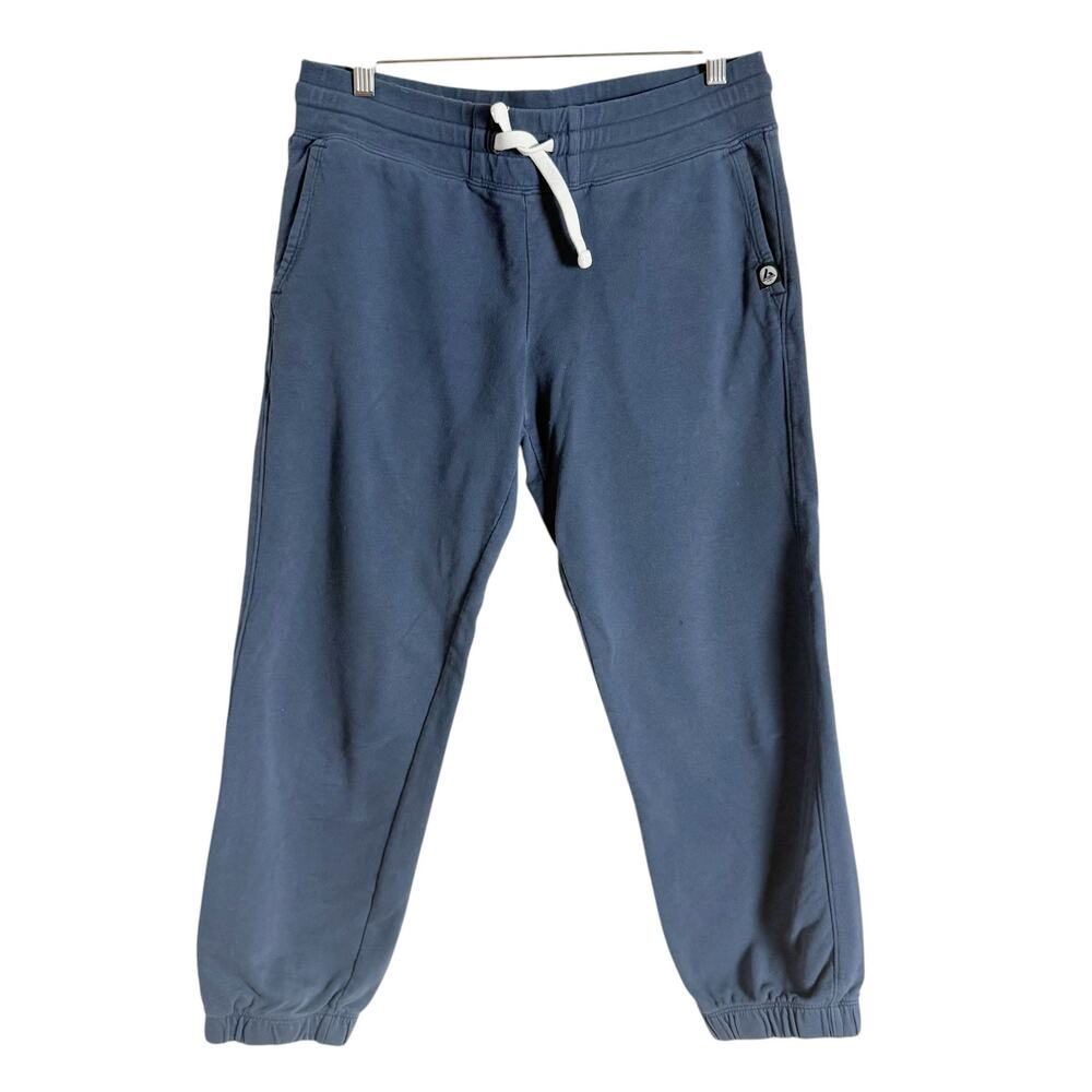 American Giant Navy Blue Cotton Casual Jogger Sweatpants Size Medium